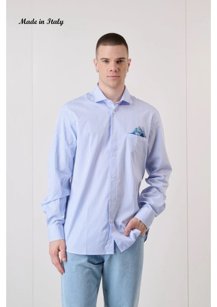 V2 Brand Made In Italy Erkek Gömlek Curıgpoaz U007946