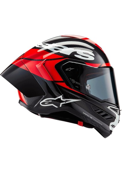 Supertech R10 Carbon Element Spor Motosiklet Kaskı Siyah Kırmızı Beyaz fırsatları