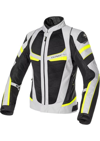 Rainjet-2 Wp Korumalı Motosiklet Montu Gri Sarı