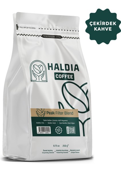 Peak Blend Filtre Kahve (Çekirdek Kahve) 250GR