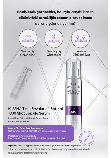 Gözenek Karşıtı Retinol Serum Time Revolution Retinol 1000 Shot Spicule Serum fiyatları