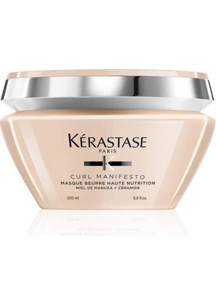 Curl Manifesto Masque Beurre Haute Nutrition Kıvırcık Saçlar Için Saç Maskesi 200 ml