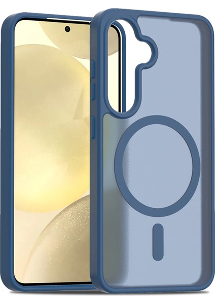 Apple iPhone 16 Kılıf Daisy Simli Magsafe Kapak - Gümüş Mrayd modelleri