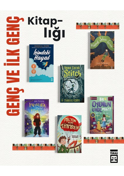 4.5.6.7. Sınıf-Içimdeki Hayal,yama Çocuk Stitch,mekanik Şehrin Gizemi,bir Oyunun Içinde Miyiz,karanlıkta Yanan Kıvılcım,milyon Kere Trambolin (6kitap) ​