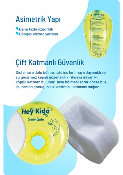 Swim Safe Yüzme Yardımcısı Deniz Kolluğu 1-6 Yaş fiyatları