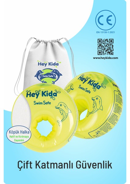 Swim Safe Yüzme Yardımcısı Deniz Kolluğu 1-6 Yaş fırsatları