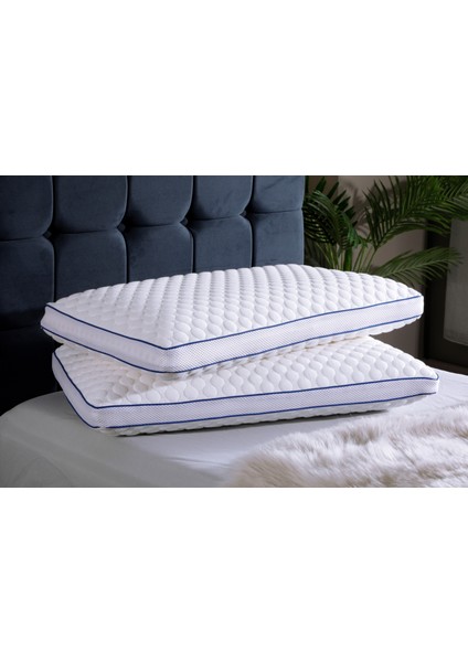 Collagen Tombul Klimalı Aircomfort Visco Yastık (60 x 40 x 15 cm )