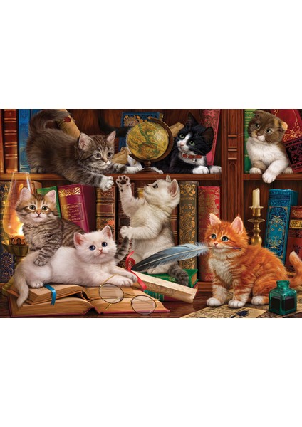 500 Parçalık Puzzle - Kediler ve Kitaplar 3618 fiyatları