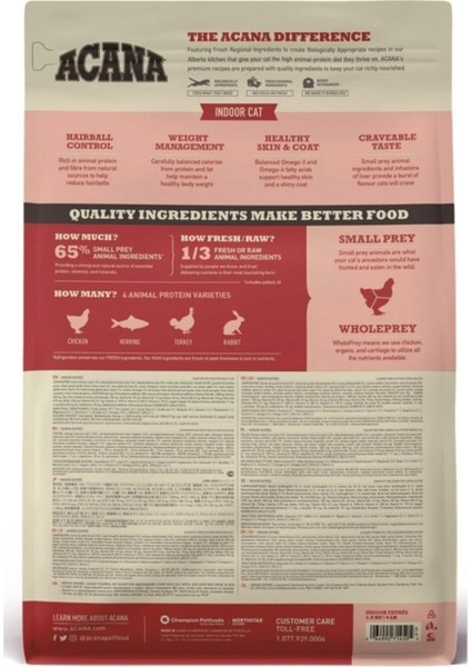 Indoor Entree Sterilised Kısırlaştırılmış Kedi Maması 1,8 Kg