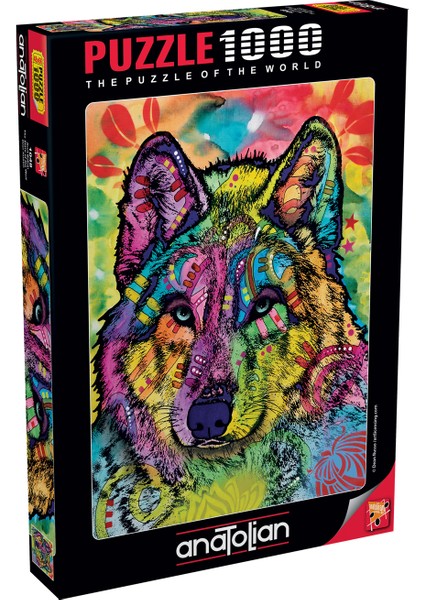 1000 Parçalık Puzzle - Kurt Bakışı 1048