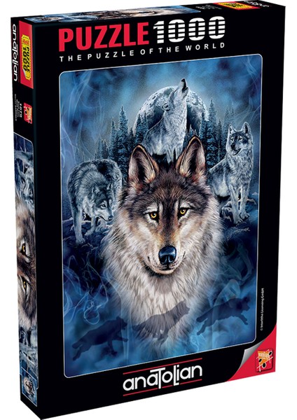 1000 Parçalık Puzzle - Kurt Timi 1079
