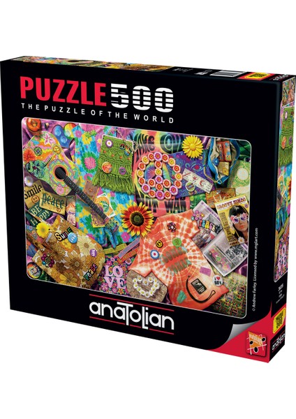 500 Parçalık Puzzle - 60'lar 3635