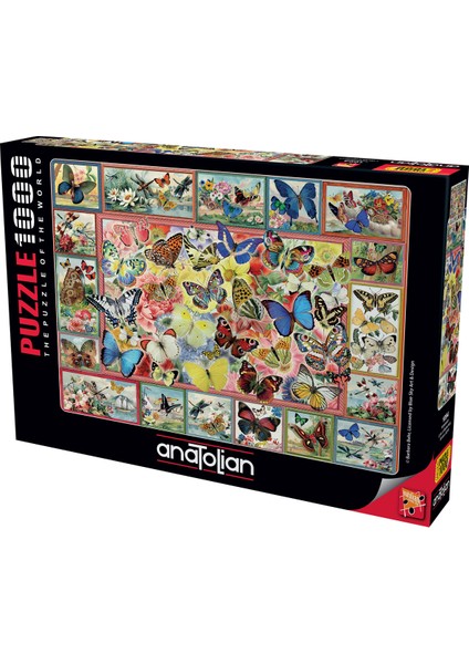 1000 Parçalık Puzzle - Kelebekler 1094