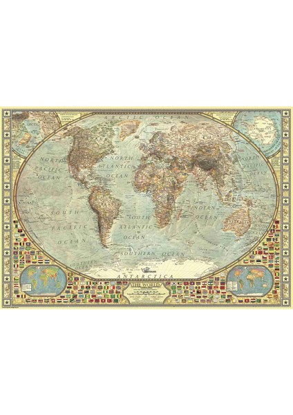 2000 Parçalık Puzzle - Dünya Haritası 3935