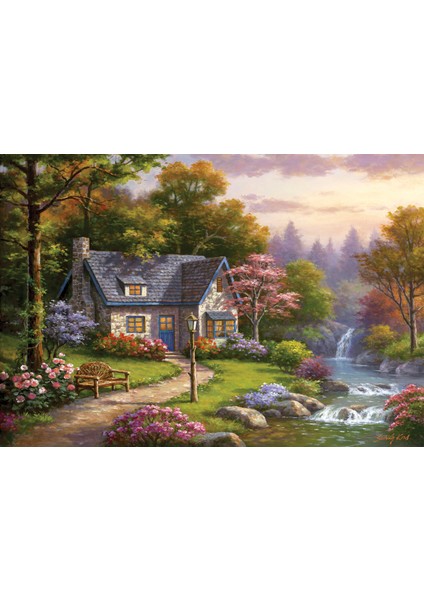2000 Parçalık Puzzle - Şelaleli Konak 3940
