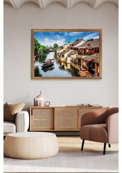 2000 Parçalık Puzzle - Xitang Antik Şehri 3945 modelleri