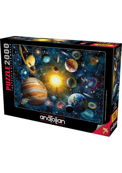 2000 Parçalık Puzzle - Güneş Sistemi 3946