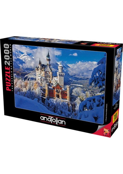 2000 Parçalık Puzzle - Neuschwanstein Castle 3957