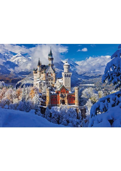 2000 Parçalık Puzzle - Neuschwanstein Castle 3957