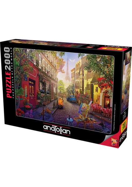 2000 Parçalık Puzzle - Paris Sokakları 3961