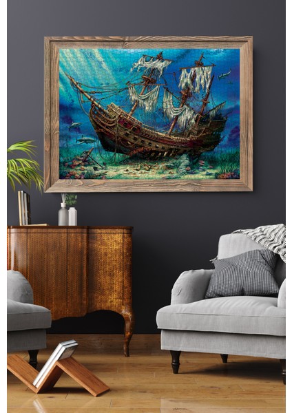 1500 Parçalık Puzzle - Batık Gemi 4558 modelleri
