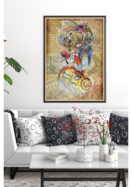 1500 Parçalık Puzzle - Dünyayı Gezen Çerkes Kızı 4560