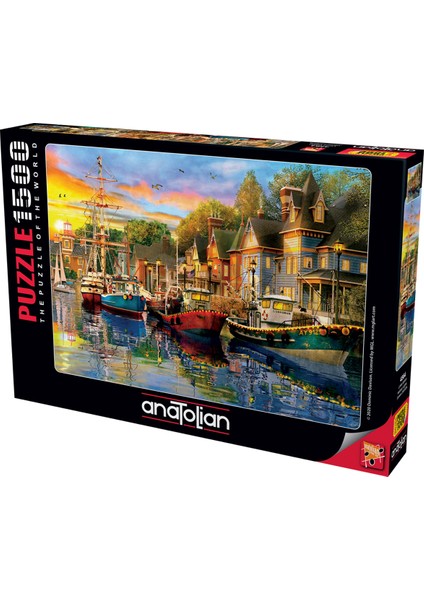 1500 Parçalık Puzzle - Liman Işıkları 4564
