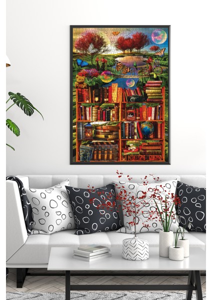 1500 Parçalık Puzzle - Kitap Dünyası 4571 modelleri