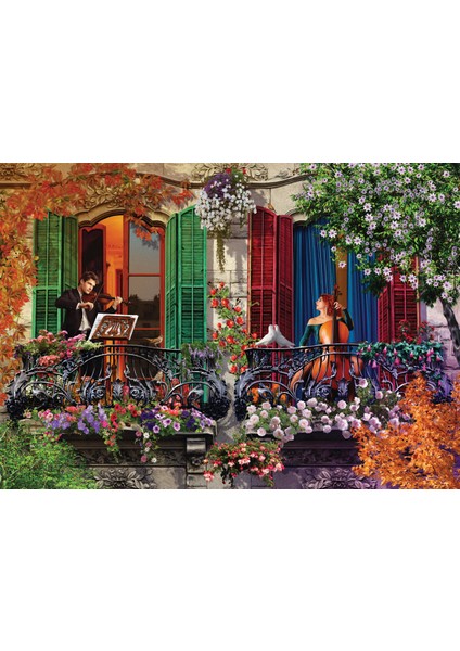1500 Parçalık Puzzle - Aşk ve Düet 4573