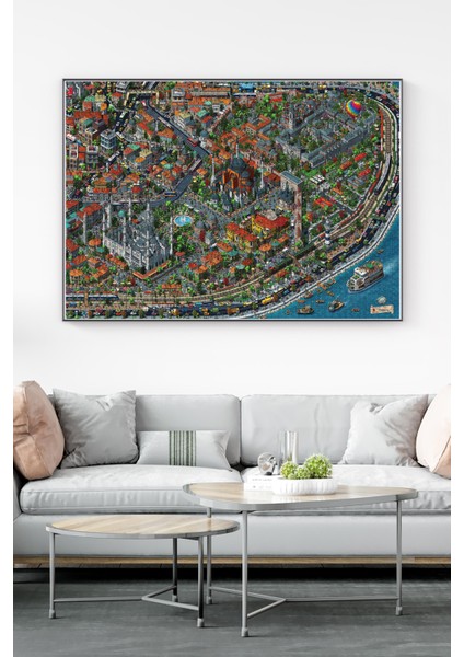 3000 Parçalık Puzzle - Fractal İstanbul 4913