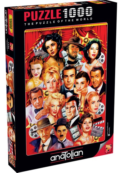 1000 Parçalık Puzzle - Hollywood Stars 1154