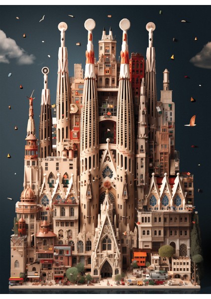 1000 Parçalık Puzzle - Sagra Da Familia 1163 fiyatları