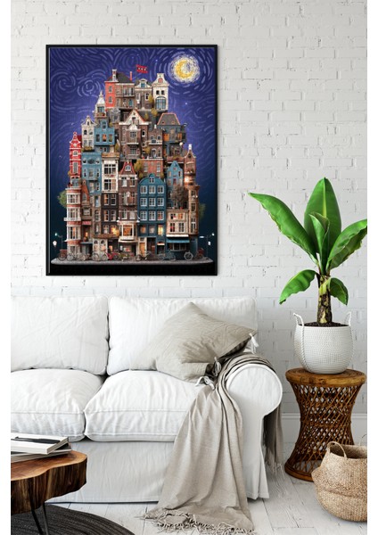 1000 Parçalık Puzzle - Amsterdam Starry Night 1183 modelleri