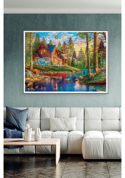 4000 Parçalık Puzzle - Taş Ev 5206 modelleri