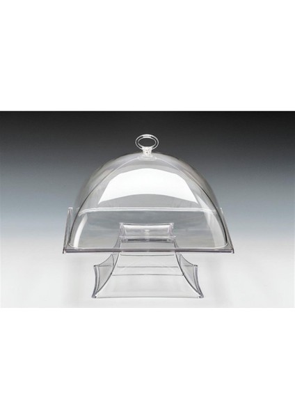 Polycarbonat 30 cm Kare Kapaklı Teşhir