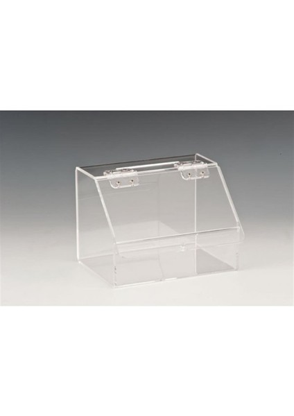 Akrilik Bahşiş Kutusu Şeffaf-Siyah