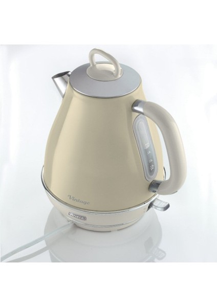 Vintage 1.7 Litre Kettle Bej