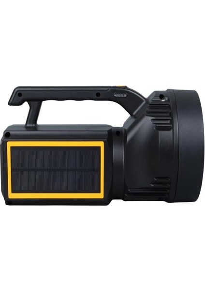 Powermaster W5193 Solar Şarjlı El Feneri Uzun Mesafe Işıldak