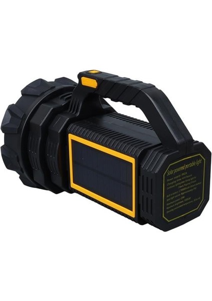 Powermaster W5191 Solar Şarjlı El Feneri Uzun Mesafe Işıldak