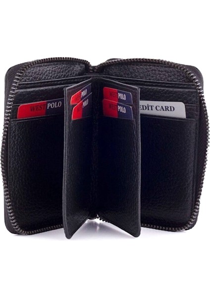 West Polo Clup Fermuarlı Deri Cüzdan Kartlık modelleri