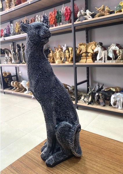 Dekoratif Çita Leopar Biblo Büst Heykel modelleri