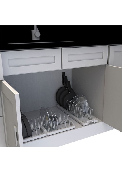 M-E82-01 Fin Kapak Tutucu Beyaz