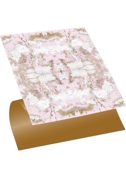 Kendinden Yapışkanlı Kesilebilir Mermer 012 Desenli Pvc Karo 30X30 cm (33 Adet) 3m2
