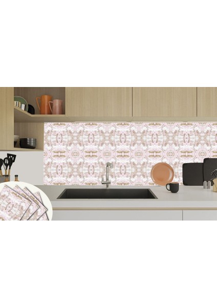 Kendinden Yapışkanlı Kesilebilir Mermer 012 Desenli Pvc Karo 30X30 cm (33 Adet) 3m2