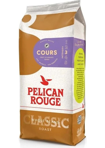 Cours Pelıcan Rouge Whole Çekirdek Kahve 1 kg