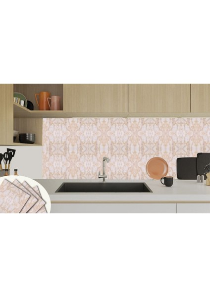 Kendinden Yapışkanlı Kesilebilir Mermer 019 Desenli Pvc Karo 30X30 cm (33 Adet) 3m2