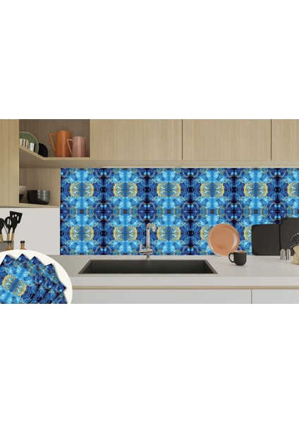 Kendinden Yapışkanlı Silinebilir Mermer 004 Desenli Pvc Karo 30X30 cm (33 Adet) 3m2