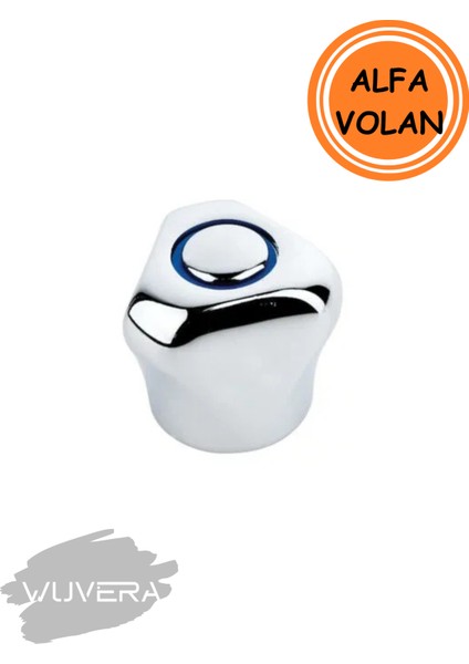 Alfa Musluk Volanı – Salmastrasız Boş Model, Zamak Malzeme