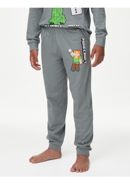 Minecraft™ Temalı Pijama Takımı (3-16 Yaş)