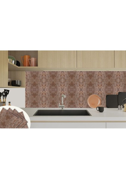 Kendinden Yapışkanlı Kesilebilir Mermer 015 Desenli Pvc Karo 30X30 cm (33 Adet) 3m2